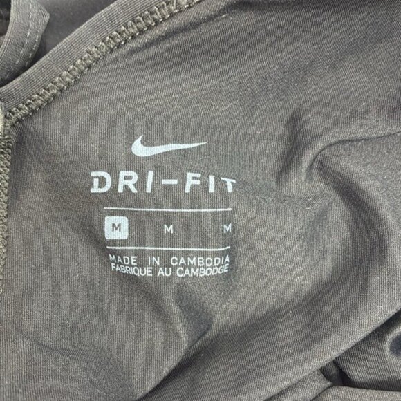 Nike Athletic Tank Top Womens Size M Black Dri-Fit Lightweight Activewear - Picture 6 of 8